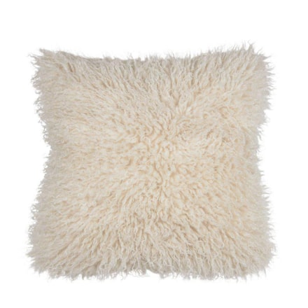 Kuddfodral Curly Off White, 48x48cm