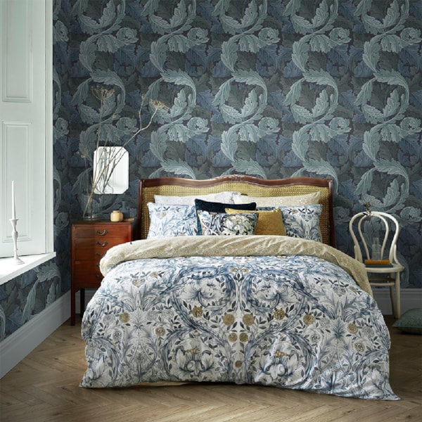 Tapet Laura Ashley Vol. 3 Acanthus Blue 124225