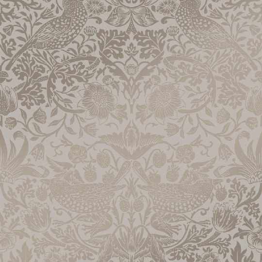 Tapet Laura Ashley Vol. 3 Strawberry Thief Fibrous Neutral 124238