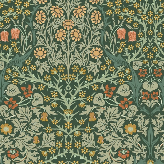 Tapet Laura Ashley Vol. 3 Blackthorn Deep Green 124252