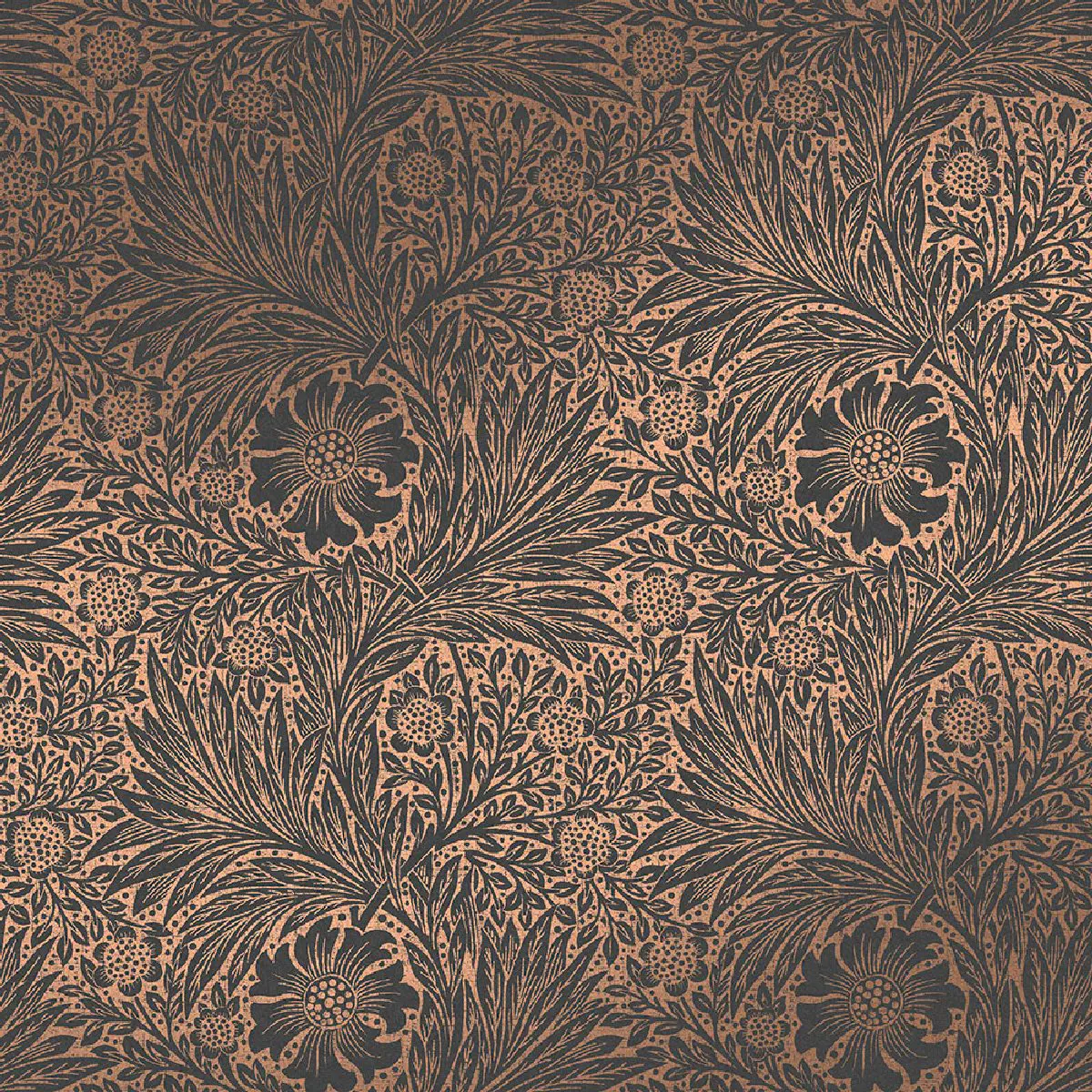 Tapet Laura Ashley Vol. 3 Marigold Fibrous Charcoal 124254