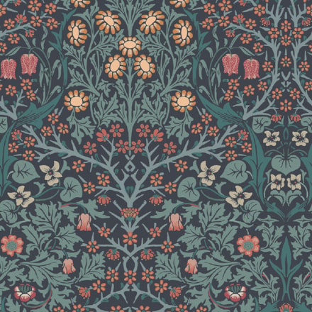 Tapet Laura Ashley Vol. 3 Blackthorn Navy 124251