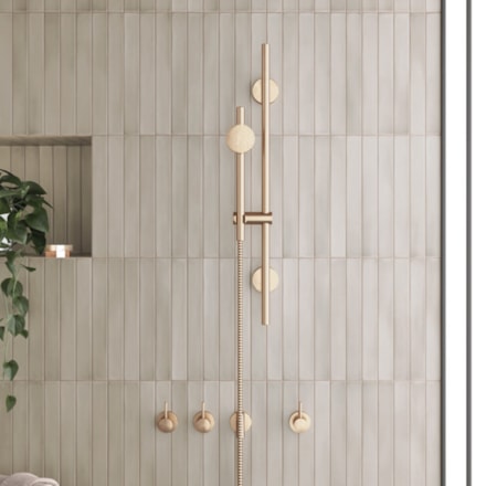 Kakel Massimo Siena Earth Beige, 5x40cm, Matt