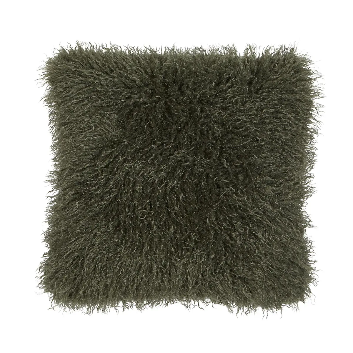 Kuddfodral Curly Grön, 48x48cm