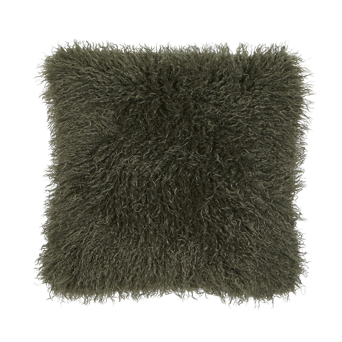 Kuddfodral Curly Grön, 48x48cm