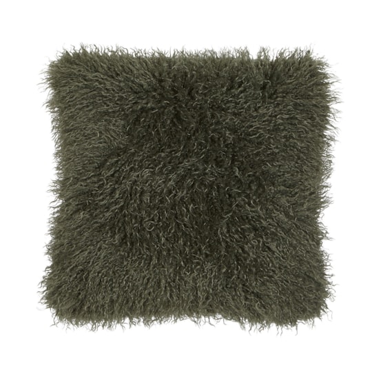 Kuddfodral Curly Grön, 48x48cm