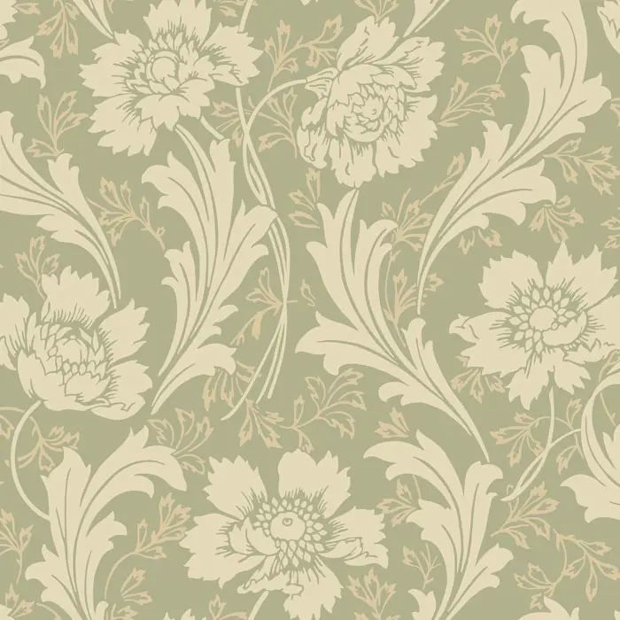 Tapet Gammalsvenska Papper Villastaden 100-02