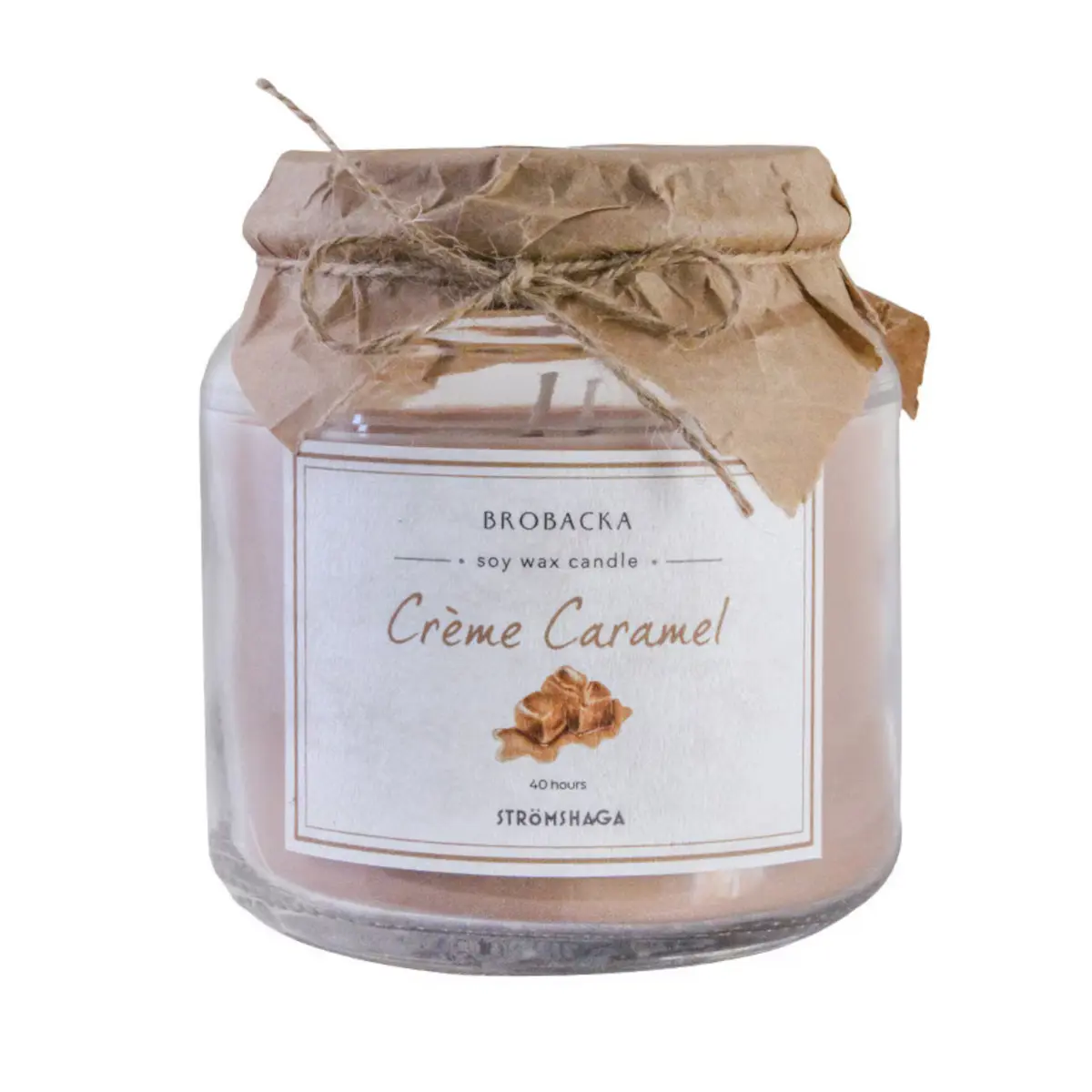 Doftljus Brobacka Créme Caramel Stor 100mm