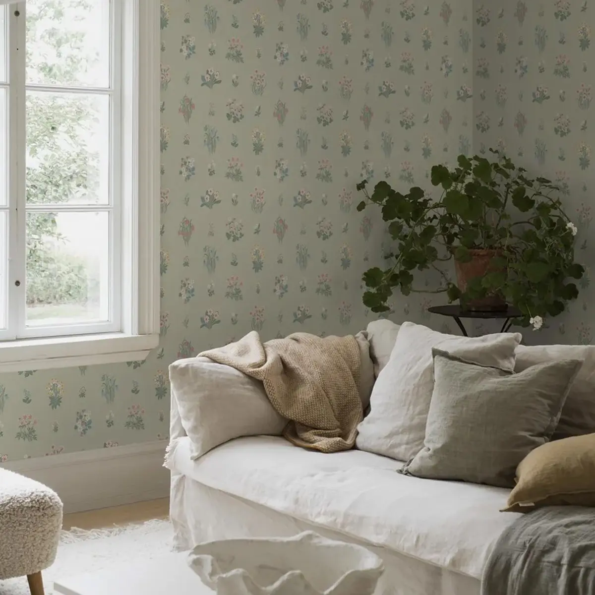 Tapet Österlen Ängsflora 6950