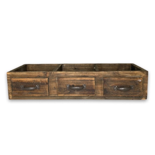 Planteringslåda Trä, Brun, 55.5x20x12cm