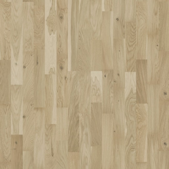 Parkettgolv Various White Ek, 3-stav, Mattlack