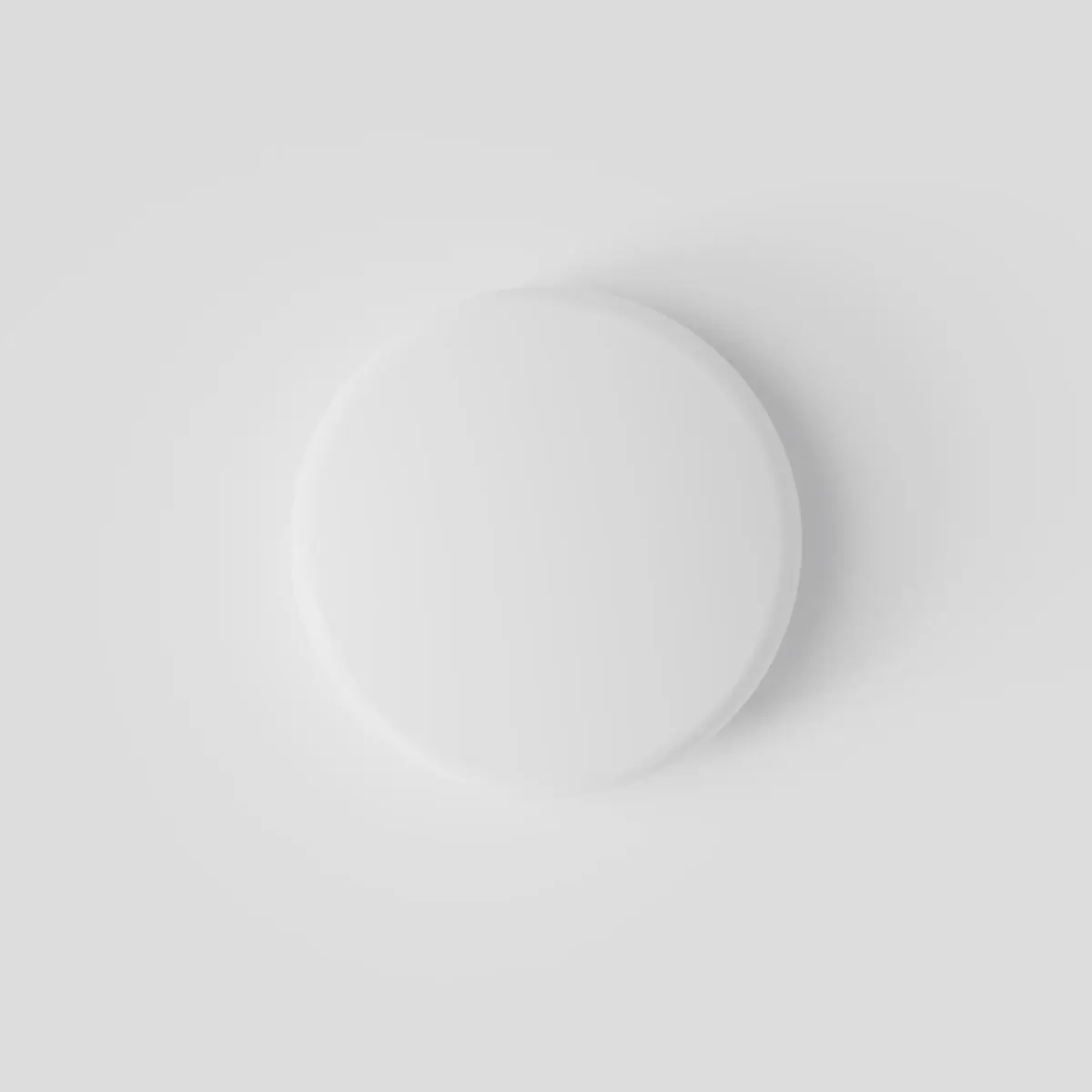 Bottenventil Easyclean Solid Surface Soft White