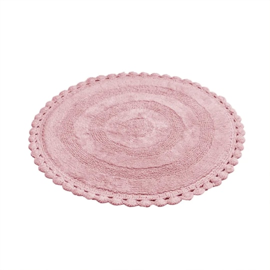 Badrumsmatta Rimini Rund Rosa, 70cmBadrumsmatta Rimini Rund Rosa, 70cm