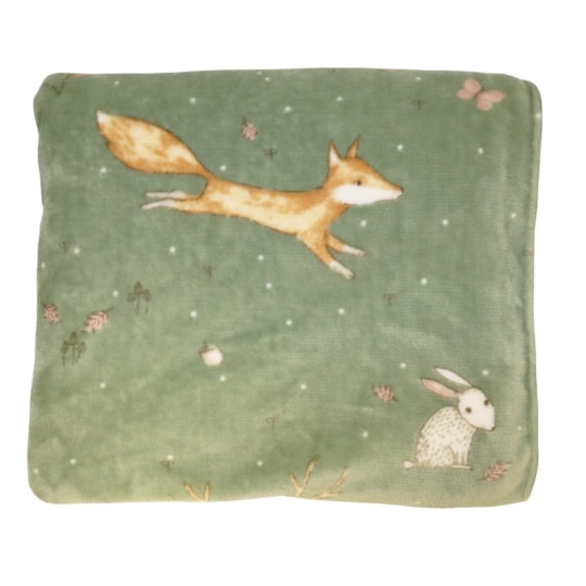 Pläd Stampe Grön, 150x130cm