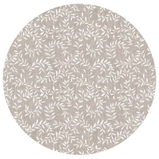 Vaxduk Rund Small Leaf Växter, Linne, 138cm