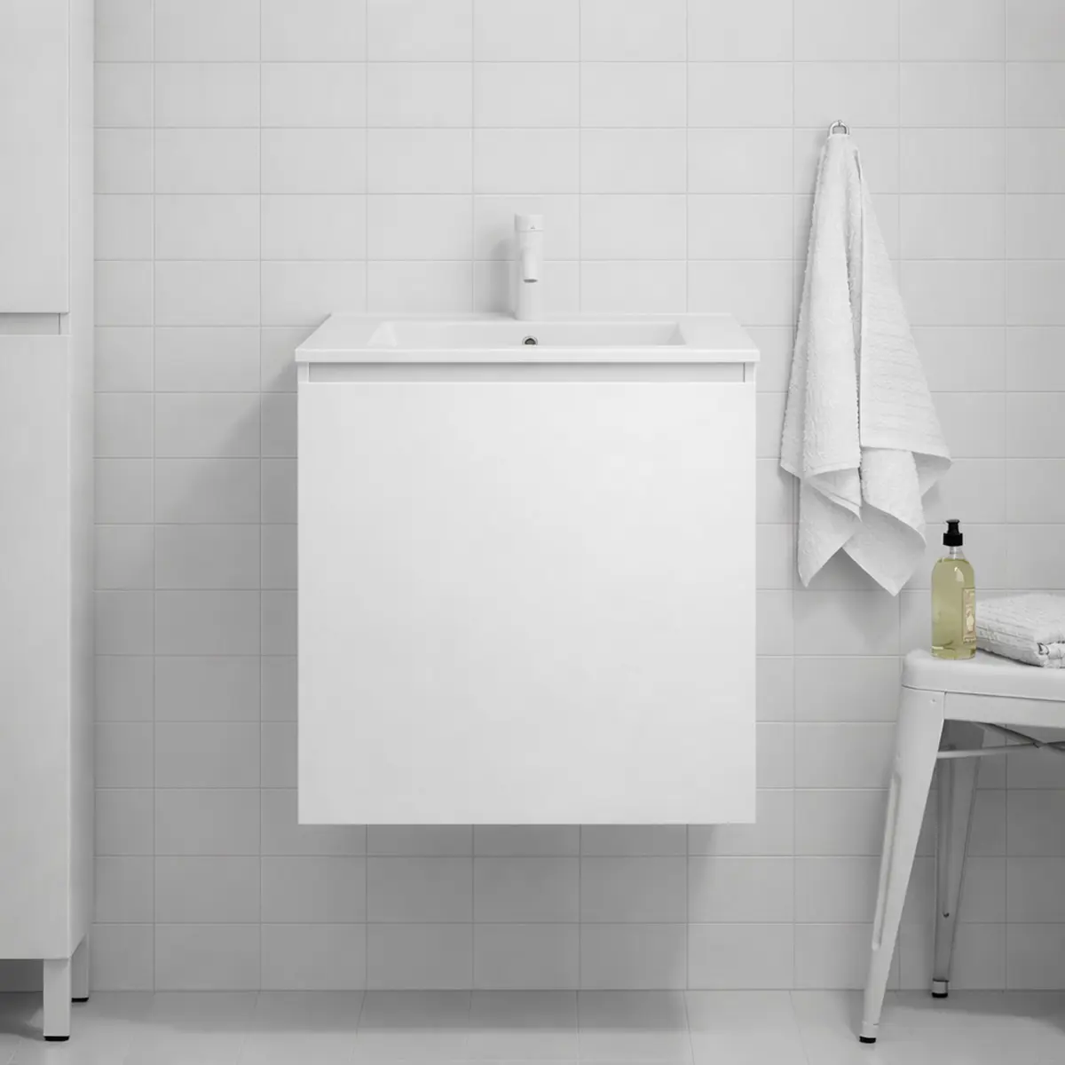 Badrumsmöbel Smedsby 50cm, Vit