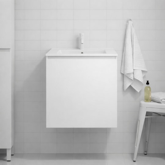 Badrumsmöbel Smedsby 50cm, Vit