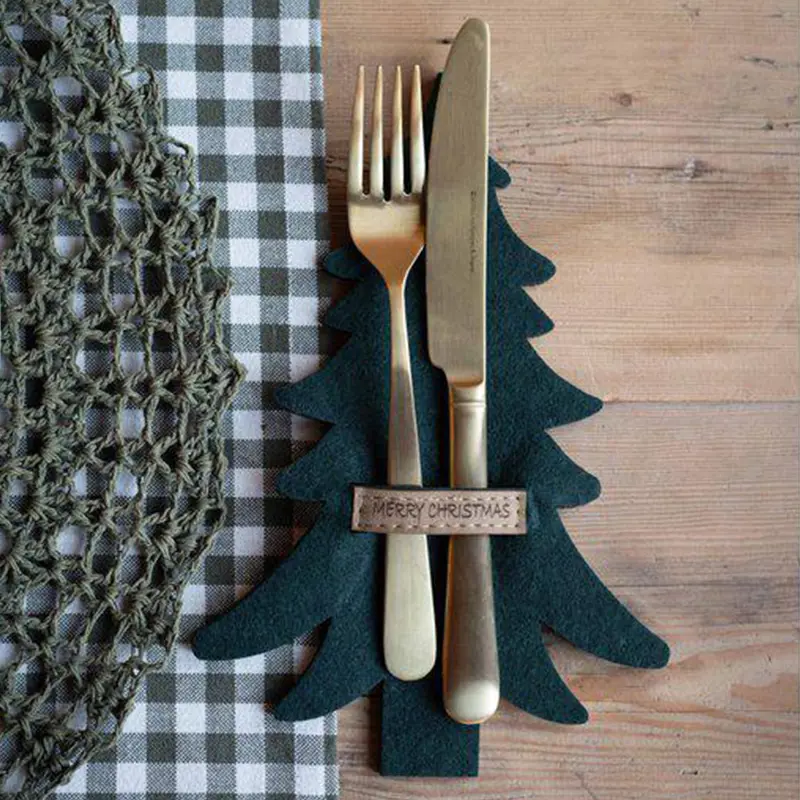 Bestickhållare Merry Grön