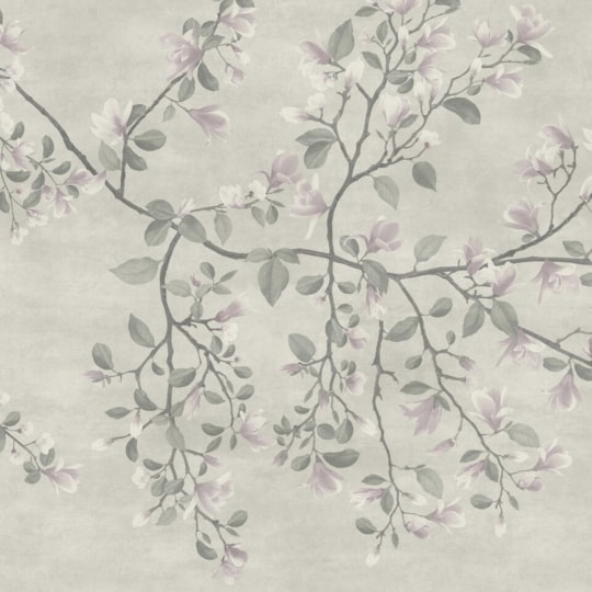 Våtrumsvägg Aquarelle Magnolia 2 Light Grey 200cm, Ljusgrå