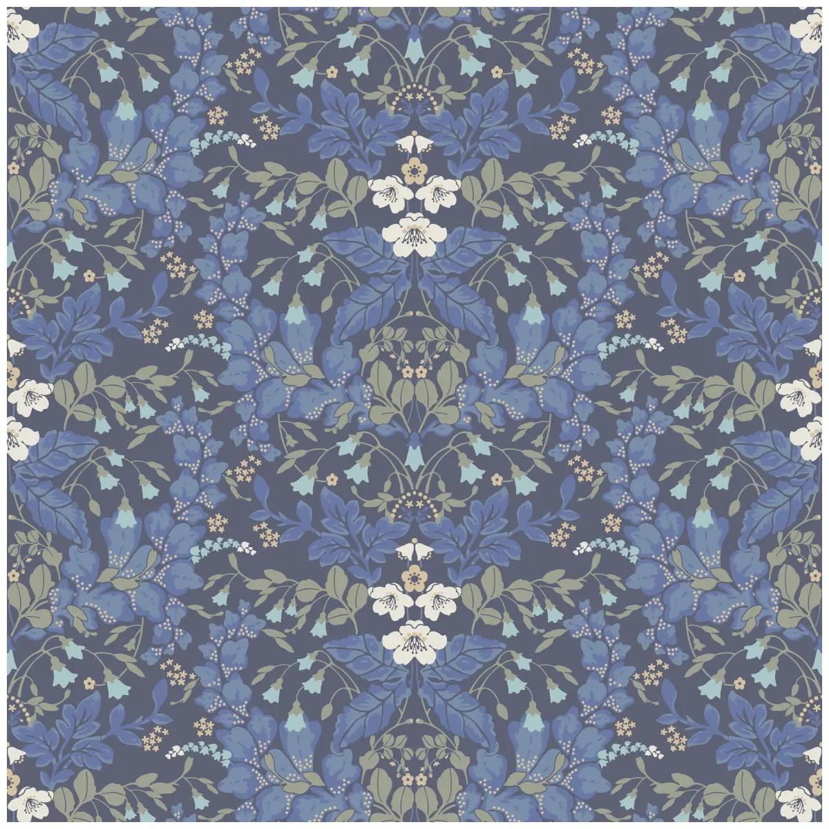 Tapet Linnea Saga Blå 429-03