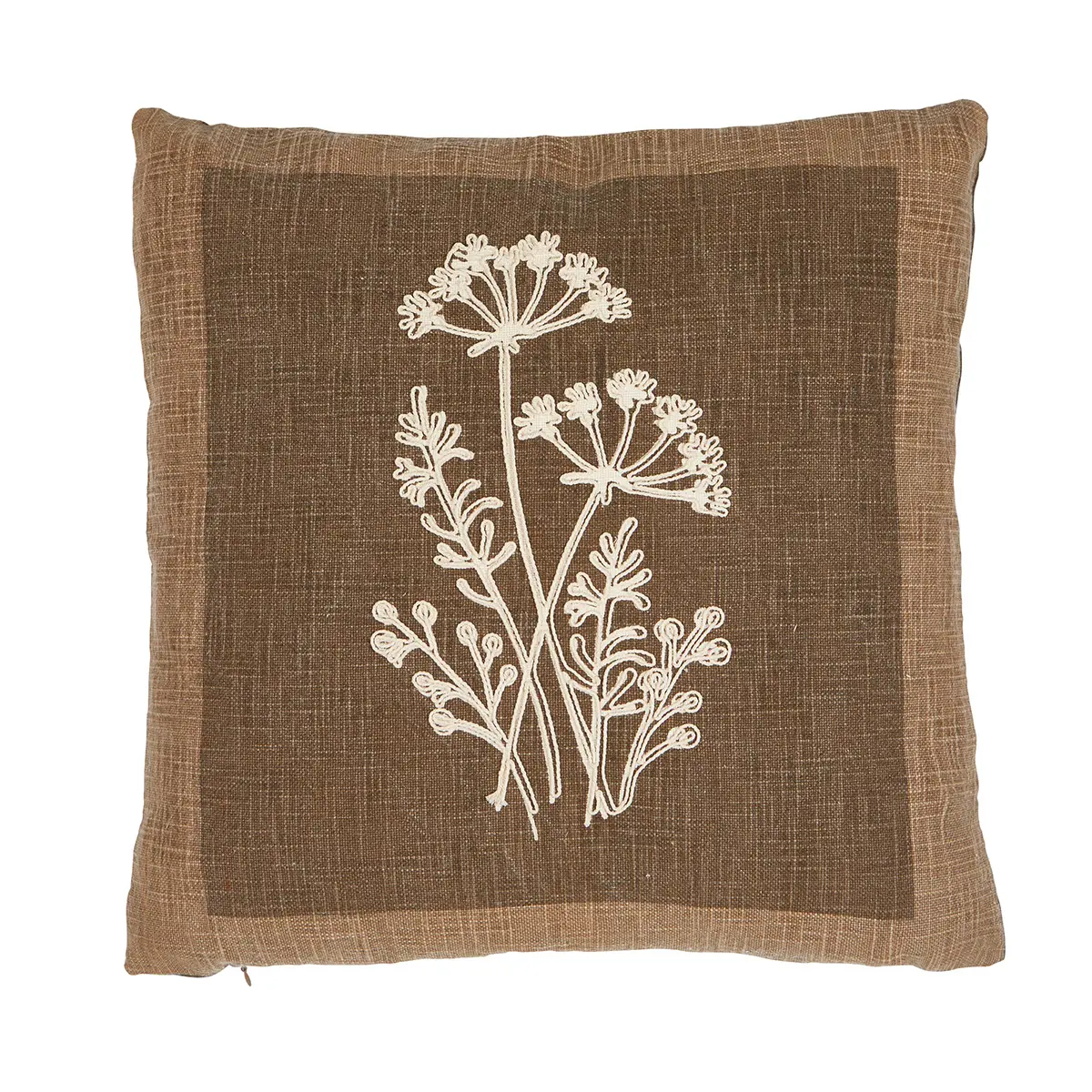 Kuddfodral Laura Nougat, 48x48cm