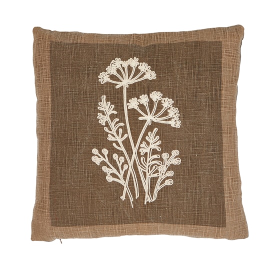 Kuddfodral Laura Nougat, 48x48cm