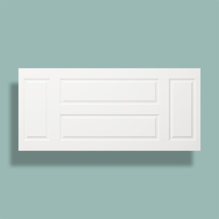Panel Solliden Slott 4SP Vitlackad HDF 184x837