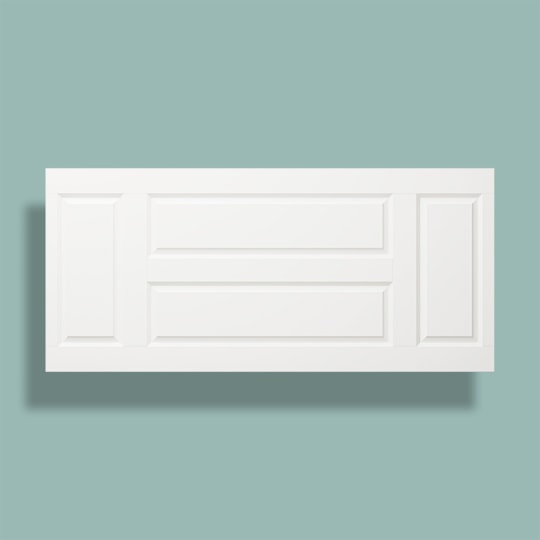 Panel Solliden Slott 4SP Vitlackad HDF 184x837