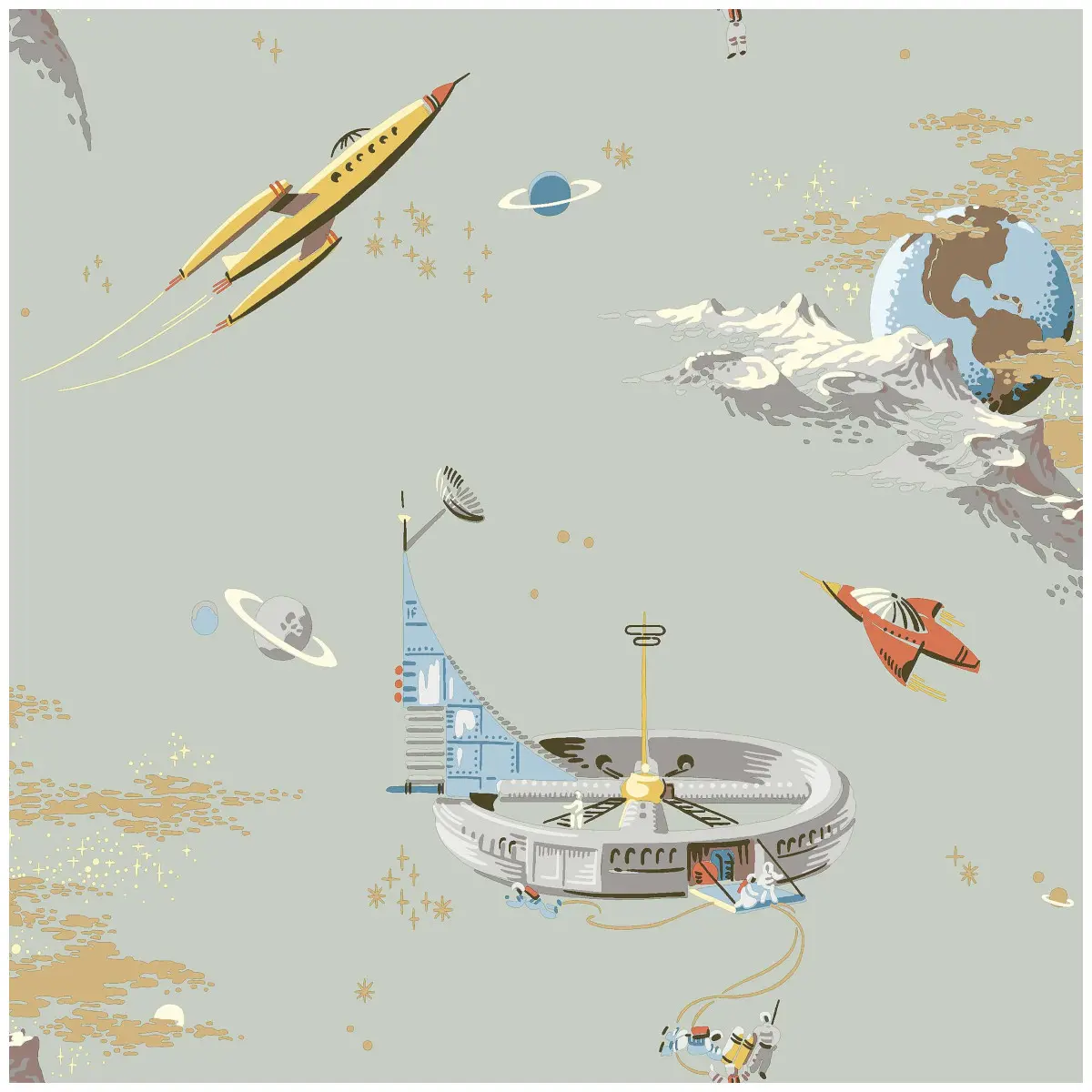 Tapet Fairyland Space Adventure 8154