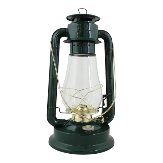 Ljuslykta Stormlykta Stor Grön, Mässing