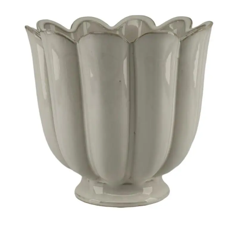 Kruka Petulia L 18.5x17,5cm, White