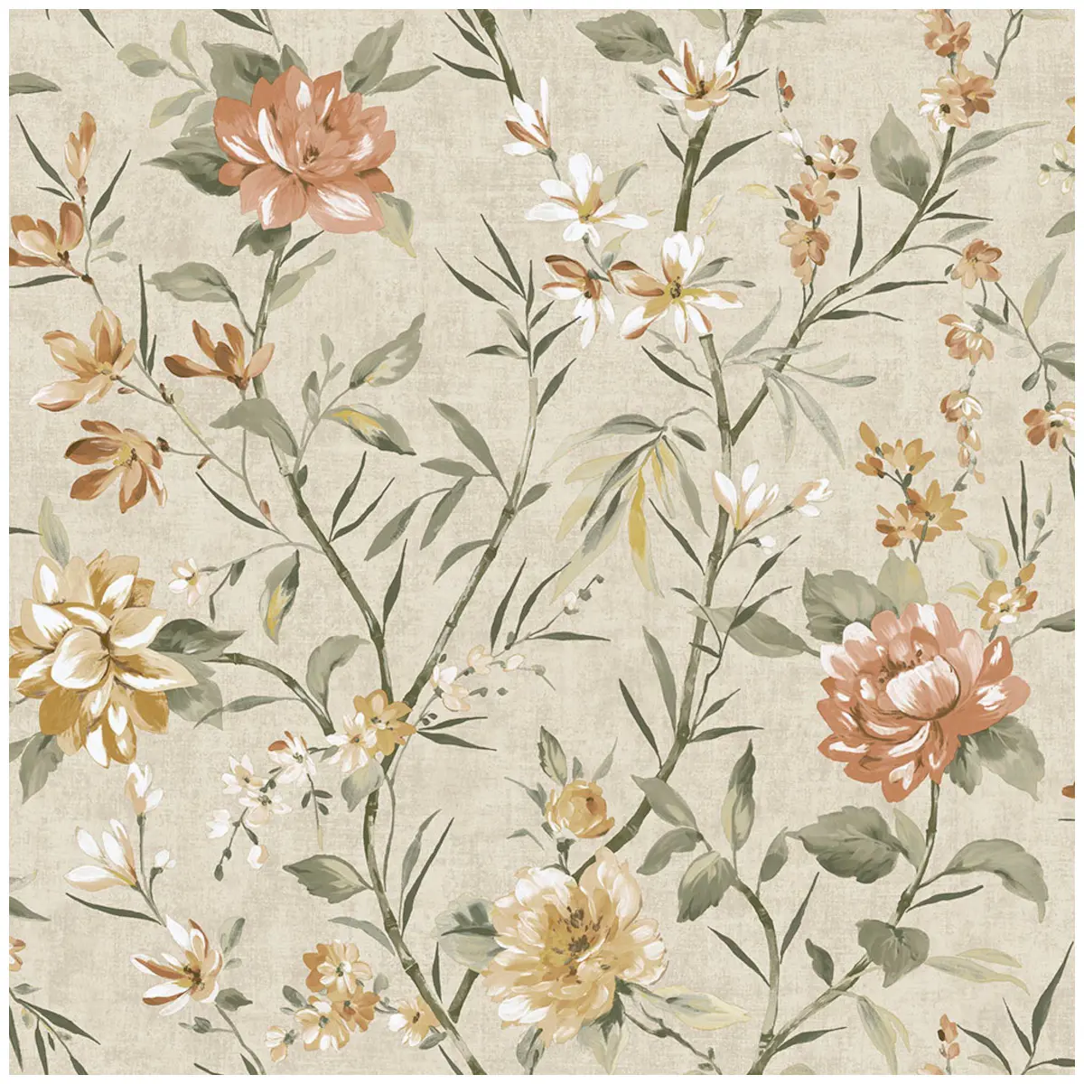 Tapet Journey to the East Sazanka Neutral/orange 91853