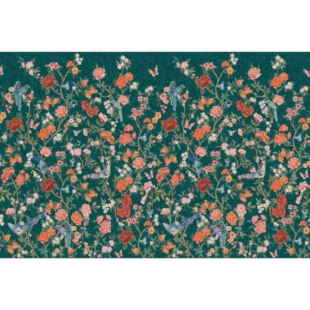 Fototapet Journey to the East Imperial Gardens Teal 99511
