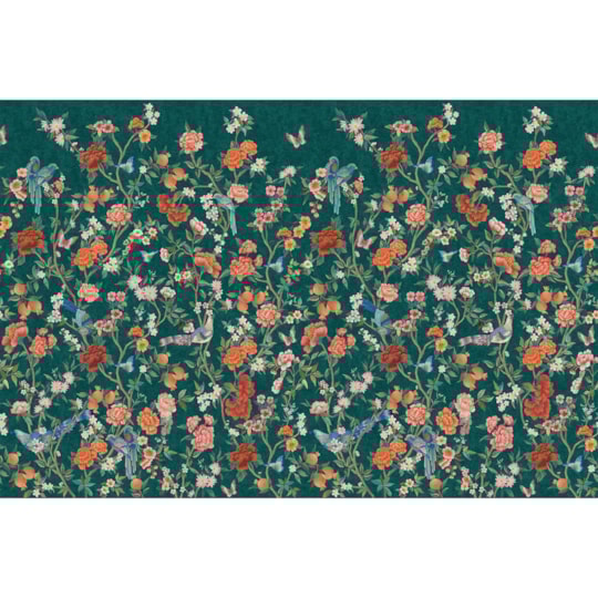 Fototapet Journey to the East Imperial Gardens Teal 99511