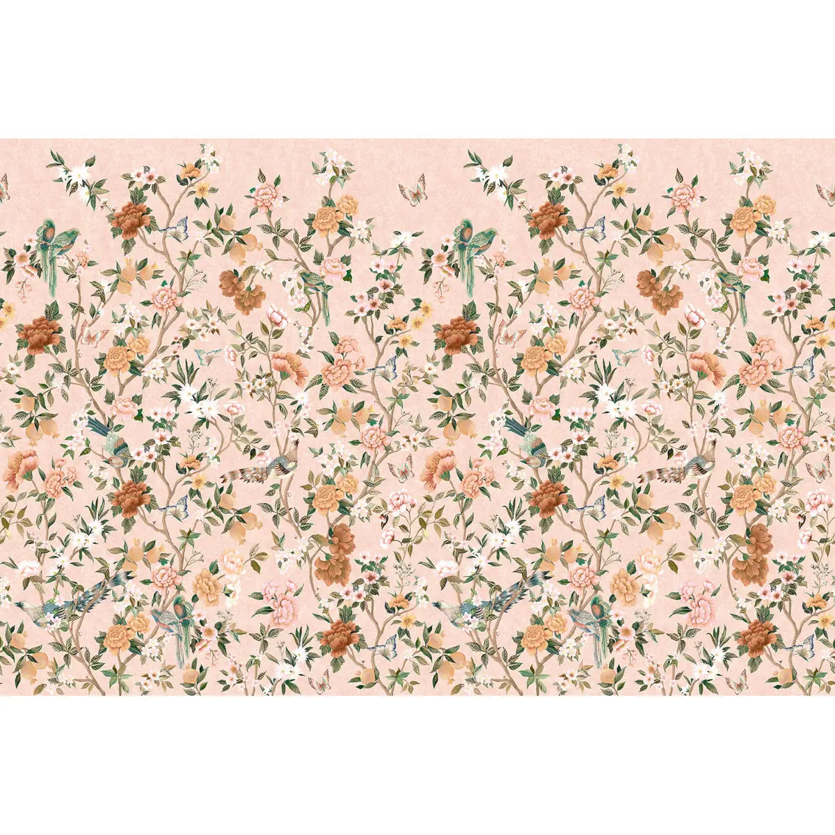 Fototapet Journey to the East Imperial Gardens Pink 99513