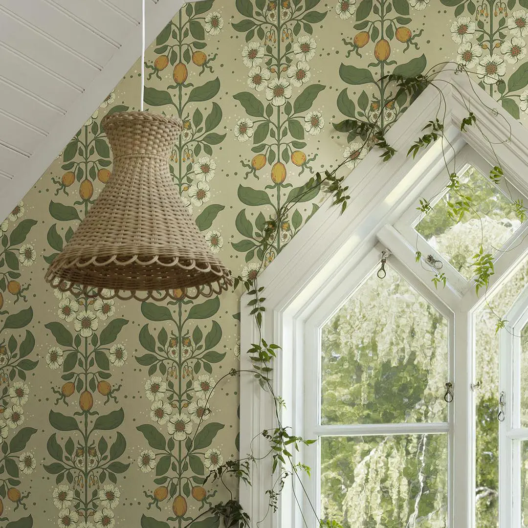 Tapet Saltviken Rosa 48012