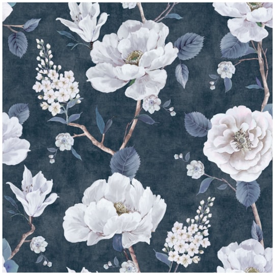 Tapet Fantasia III Ashley Floral Navy 925505