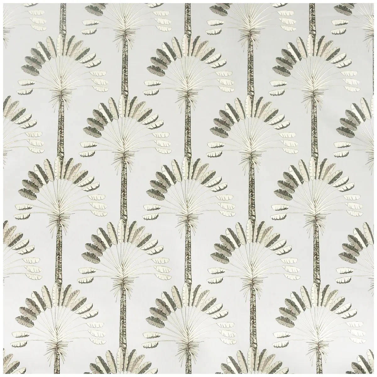 Tapet Fantasia III Palm Palace Cream & Gold 921701