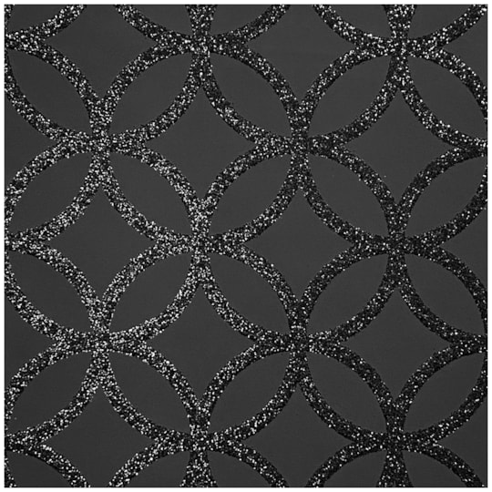 Tapet Fantasia III Sequin Geo Black 921708