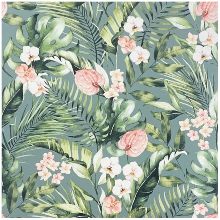 Tapet Fantasia III Tropical Floral Sea Blue 924905