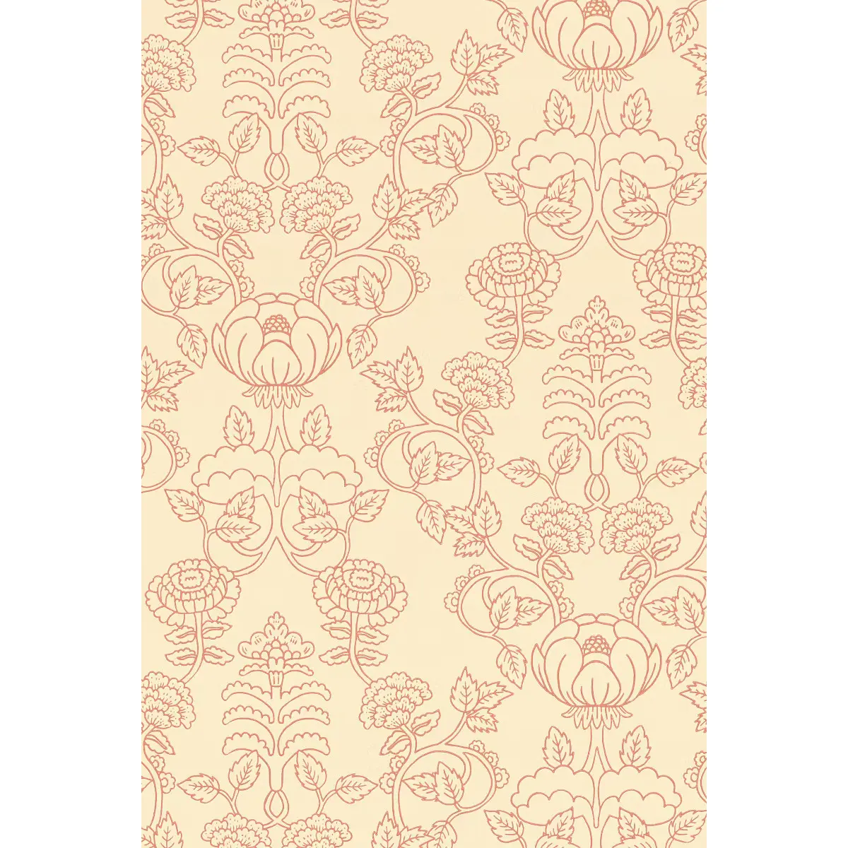 Tapet Cheri Spritz Soft Cranberry Red