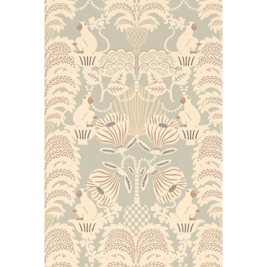 Tapet Hello Monkey Pale Sage Green