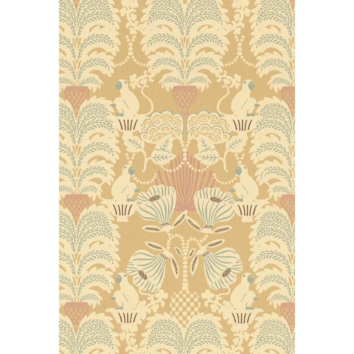 Tapet Hello Monkey Lion Yellow