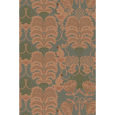Tapet Hello Monkey Rosemary Green