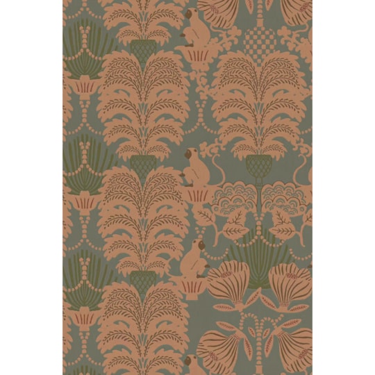 Tapet Hello Monkey Rosemary Green