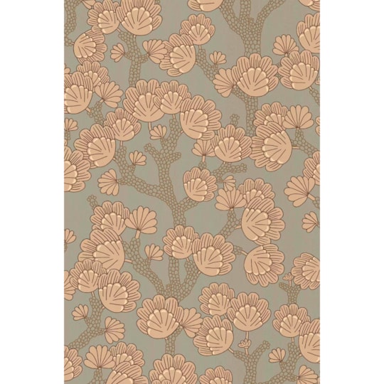 Tapet Beachy Breeze Bay Tree Green