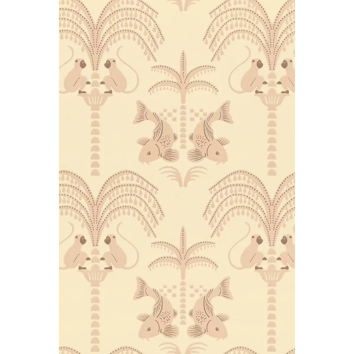 Tapet Sunset Gold Shell Beige Pink