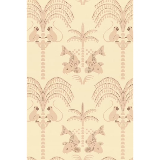 Tapet Sunset Gold Shell Beige Pink