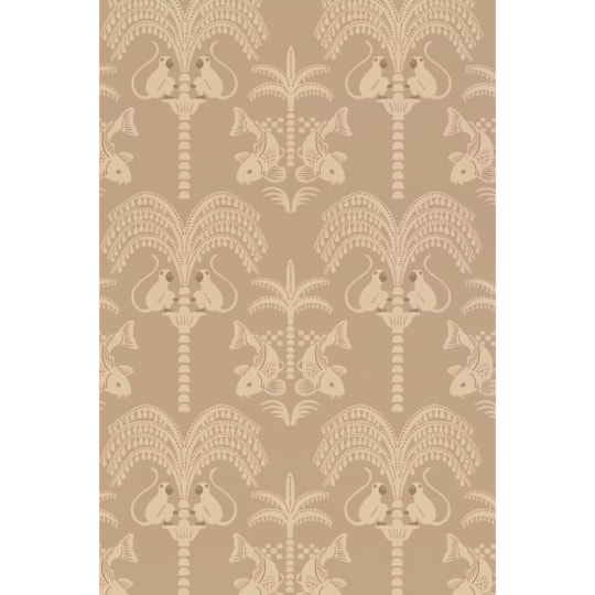 Tapet Sunset Gold Caramel Brown