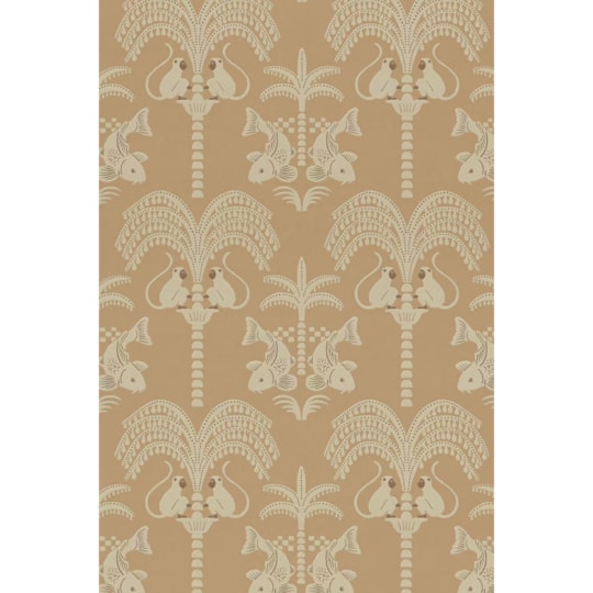 Tapet Sunset Gold Brown Tobacco